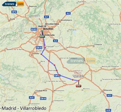 How to travel from Madrid to Villarrobledo